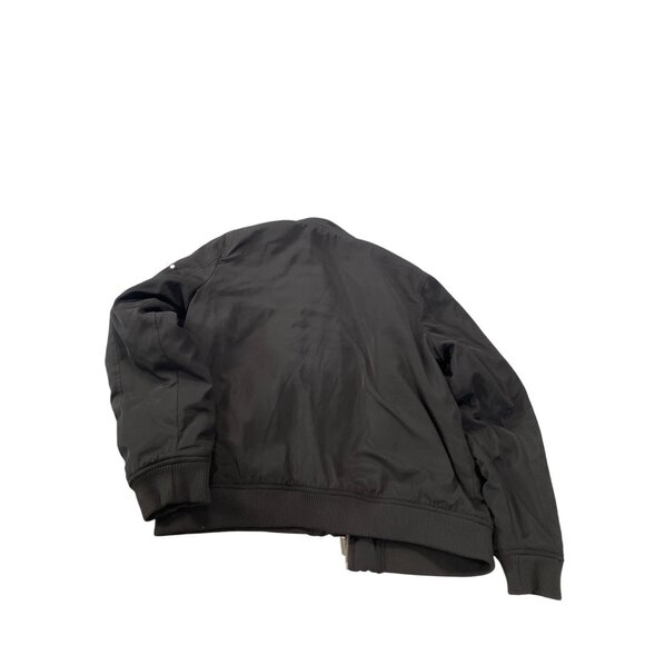 Michael Kors Mens Black Bomber Jacket Coat Size L SKU 9291 - Picture 12 of 13